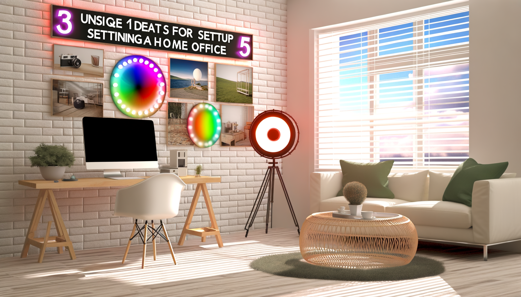 5 pomysłów na urządzenie domowego biura!